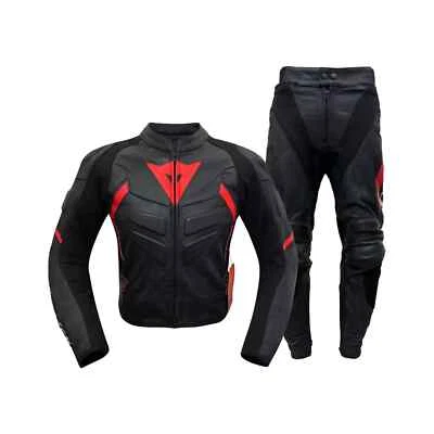 Kawasaki Cowhide Leather Motorcycle Biker Suit Motorbike Racing Protective Suit - Image 1 of 4