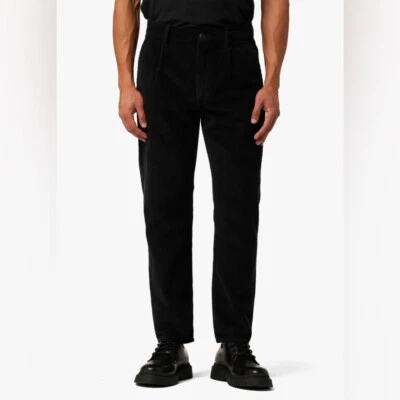 NWT Joe's Men's Diego Corduroy Trouser Size 30 x 31 Tapered Cropped Black - Image 1 of 4