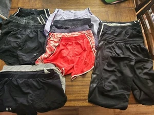 Lot 8 Nike Dri-Fit Shorts Very Good Cond. Various Sizes+ Elite Sweat Pant 11 Pcs - Picture 1 of 10