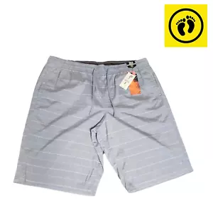 Hang Ten Men's Hybrid Striped Shorts NWT Blue XXL - Picture 1 of 13