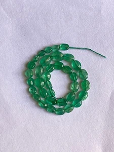 23 CT Fine Natural Colombian Emerald Nuggets, 5-8 mm, 36 Beads, Precious Beads - Picture 1 of 4