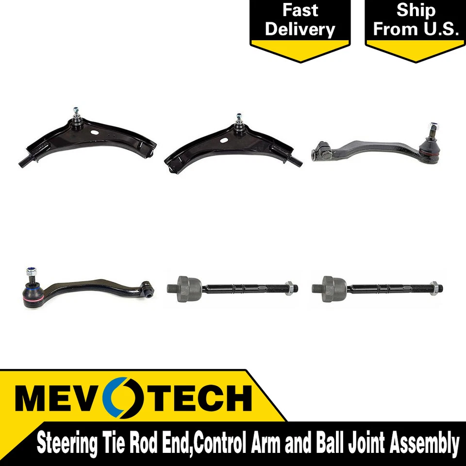 Шарнирное соединение рычага управления переднего анкерного стержня Mevotech 6 шт для Mini Cooper 2009-2013 годов выпуска - Изображение 1 из 4