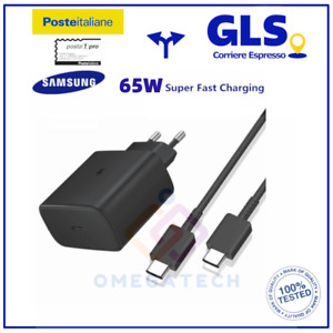 Original Samsung Galaxy Ultra Fast 65W Battery Charging + TA865 USB-C Cable Black
