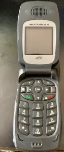 Motorola i670 Flip Phone Nextel Model Old Collectible Cellphone AS IS - Picture 1 of 3
