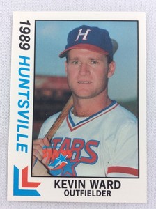 1989 Huntsville Stars-Southern League-BEST Baseball Card-Kevin Ward