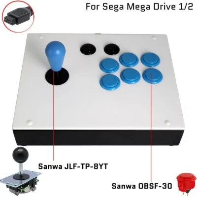 FightBox R3 Arcade Fight Stick Game Controller For Sega Mega Drive 1/2 - Image 1 of 4