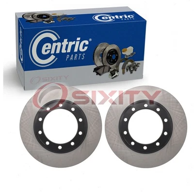 2 pc Centric Front Disc Brake Rotors for 2004-2009 Chevrolet T7500 Braking cc - Image 1 of 4