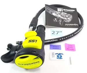 Atomic Aquatics SS1 Seguro Segundo BC BCD Octo Inflador Buceo Amarillo Aire 2 - Imagen 1 de 17