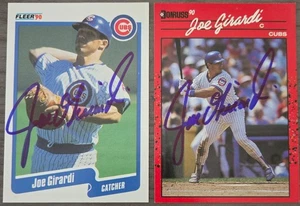 (2) Joe Girardi signed Autogramm 1990 Baseball Karten - Chicago Cubs - Bild 1 von 2