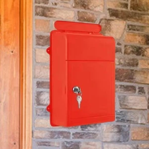 Wall Mount Mailbox Rainproof Large Capacity Collection Box for Cards Office - Picture 1 of 23