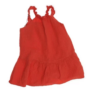 Zara, Kleid, Größe: 92, Orange, Baumwolle, Einfarbig, Mädchen #G1D - Bild 1 von 5