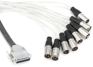 Pro Co DA88XM-5 8-channel DB25 to XLR Male Snake - 5' - Picture 1 of 4