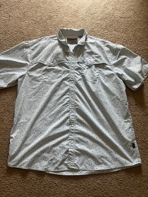 Howler Bros Shirt Mens 2XL Western Pearl Snap Button Up Cowboy Blue - Image 1 of 4