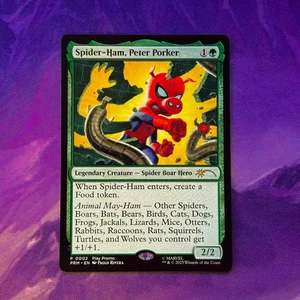 Spider-Ham, Peter Porker DCI Promociones PRM 0002 MTG Spider-Man Spiderman Spider Man - Imagen 1 de 6