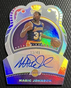 2020 Magic Johnson Lakers 13/49 Panini Crown Royale Signatures #RS-MJN - Picture 1 of 3