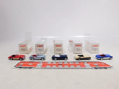Wiking 1:87 H0 5x Modell Cabrio Austin Healey 3000 0816 816 NEUW+OVP #EG633-0,5 - Bild 1 von 4