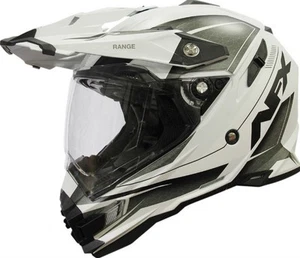 AFX FX-41DS Range Dual Sport Motorcycle Helmet Matte White - Picture 1 of 3