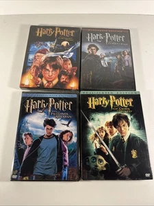 Harry Potter DVD Movie Lot Years 1 2 3 4 New Sealed - Picture 1 of 3