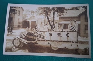 Women's Suffrage RPPC-Suffragette Parade WRC Relief Corp-4th O July-Rockford IL? - Picture 1 of 2