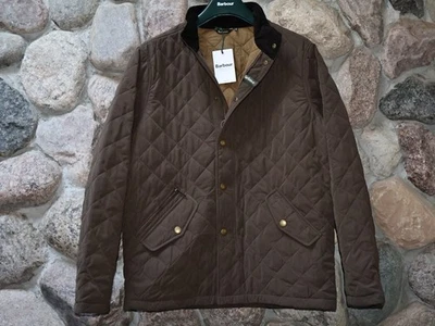Abrigo Chaqueta Acolchada Barbour Pala Marrón Oliva MQU0784OL73 Nuevo Extra Grande XL Foto 1 de 4