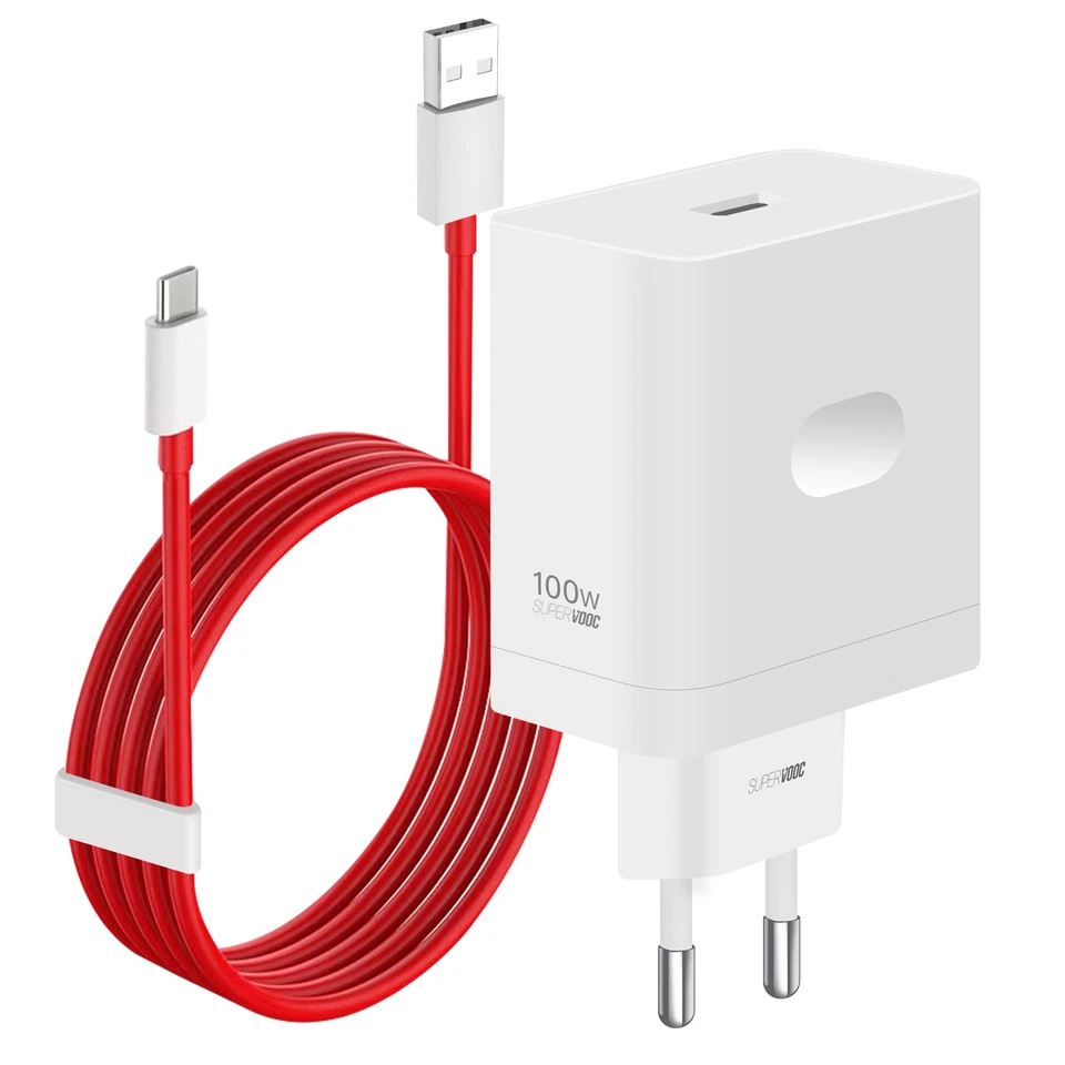 OnePlus Caricatore SUPERVOOC 100W Con Cavo - White EU