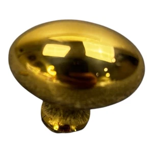 Amerock Allison 1 1/4" Solid Brass Oval Cabinet Knob Pull BP1443-3 (Pack 5) NEW - Picture 1 of 12