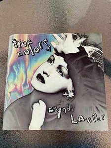 CYDI LAUPER VINYL 1986 TRUE COLORS ORIG PICTURE SLEEVE VINYL NEAR PERFECT - Picture 1 of 6