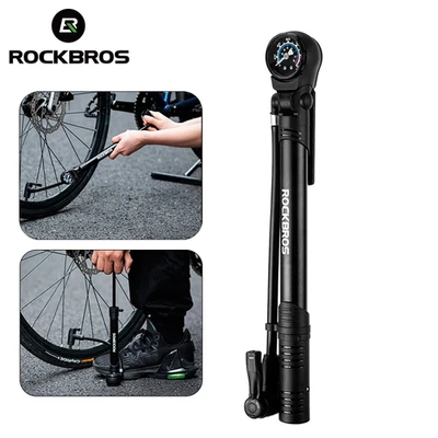 Bicycle Pump 120PSI Portable Air Pump Presta Schrader Ultralight Hand Pump With  - Bild 1 von 4