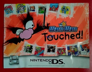 Raro Nintendo DS WarioWare 2005 toccato! Poster 3D Capelli 15,5x12", acqua d - Foto 1 di 3