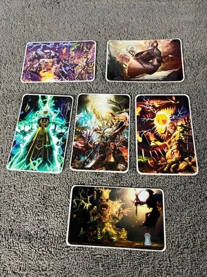 NOS Sony SOE Eye of Judgment Newsletter Price Guide Vinyl Sticker Set Dioskuri - Image 1 of 3