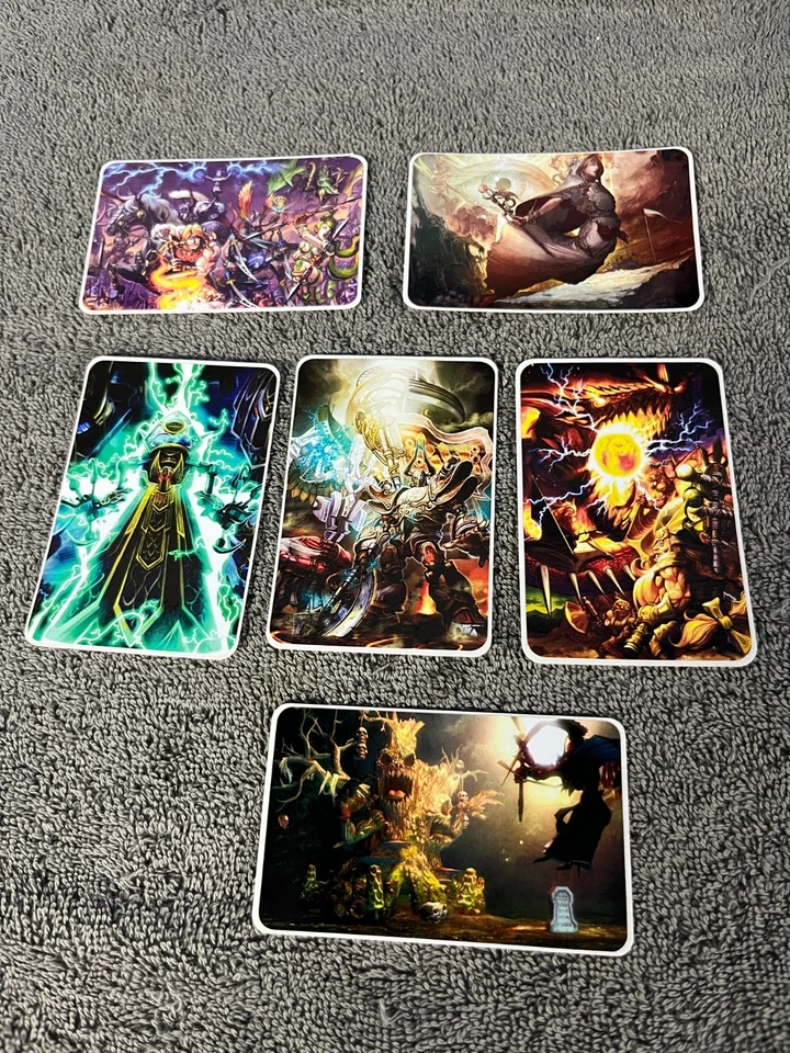 NOS Sony SOE Eye of Judgment Newsletter Price Guide Vinyl Sticker Set Dioskuri - Image 1 of 3