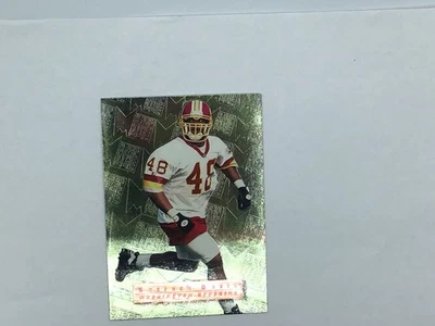1996 STEPHEN DAVIS WASHINGTON REDSKINS vintage MINT FLEER 127 - Image 1 of 2