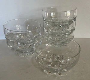 Juego de 6 ~ Tazas/Tazones de Postre Transparente Bormioli Rocco Galassia Italia 8oz ~ ¡Nuevo! - Imagen 1 de 6