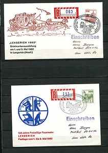 Eingedruckter R Zettel 4540 Lengerich zweimal von 1982 (Geb) - Bild 1 von 1