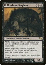 MTG Shadowmoor - Hollowborn Barghest - LP Card