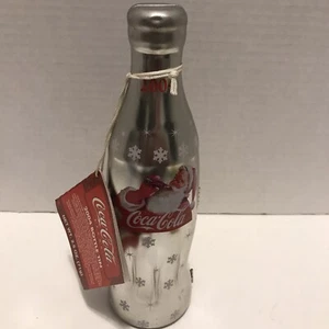 2004 COCA-COLA CHRISTMAS COLLECTIBLE Bottle Tin With Tag (No Contents) - Picture 1 of 6