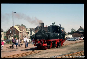 Diapositiva BR 99 1561 Mügeln 19.09.1993 35mm sin marco U1-10755 - Imagen 1 de 1