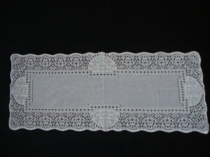 Spitze Tischläufer Elfenbein Canterbury klassisches Design 54" x 14,5" - Bild 1 von 2
