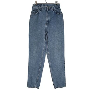 Vintage 80s Gitano Jeans Women High Rise Tapered Mom Jeans 12 Long Medium Wash - Picture 1 of 9