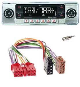 Dietz Bluetooth MP3 DAB USB Autoradio für Renault R5 R21 R19 Espace bis 1993 - Bild 1 von 9