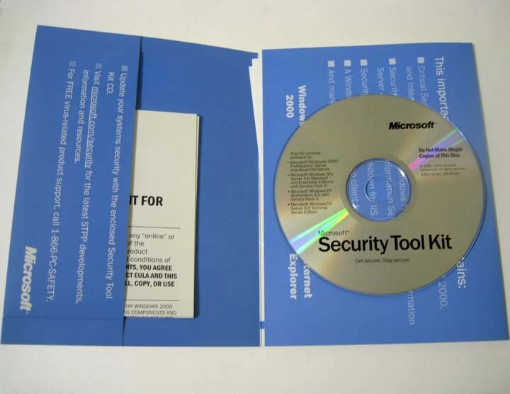 Microsoft ® System Security Tool Kit 1985 - 2001 For 2000 NT Server - New Opened - Image 1 of 1