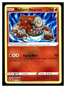 Pokemon Radianza Astrale Radiante Heatran 027/189 Radiante Raro - Foto 1 di 4