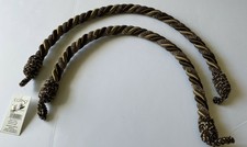 Conso Curtain Tieback Lot Of Two Gold Brown New