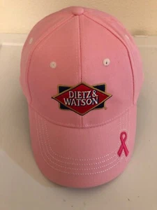 Baseballmütze rosa Dietz & Watson Foods bestickt pink Kappe Adj Komen Heilung - Bild 1 von 6