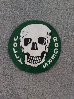 Hand Painted WW2 Leather Squadron Group Patch 321st Bombardment Squadron 90th BG - Image 1 of 4