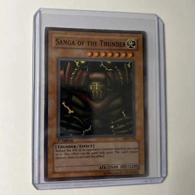 Sanga of the Thunder MRD-025 Super Rare 1st Edition Yu-Gi-Oh Card MP-HP - Image 1 of 3