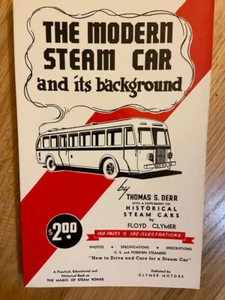 The Modern Steam Car and it's background, paperback - Foto 1 di 1