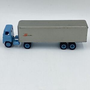 Winross Toy Truck Semi B Arrow Logo Blue Vintage Tractor Trailer GM