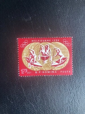 Rumanía: Juego de 1 Juegos Olímpicos de Melbourne 1956, MH. SC #1457 Lote #09-052101 Foto 1 de 2