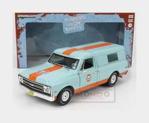 1:24 GREENLIGHT Chevrolet C-10 Pick-Up Closed Camper Gulf 1968 GREEN85062 - Foto 1 di 2